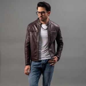 Original cow leather jacket fine quality
